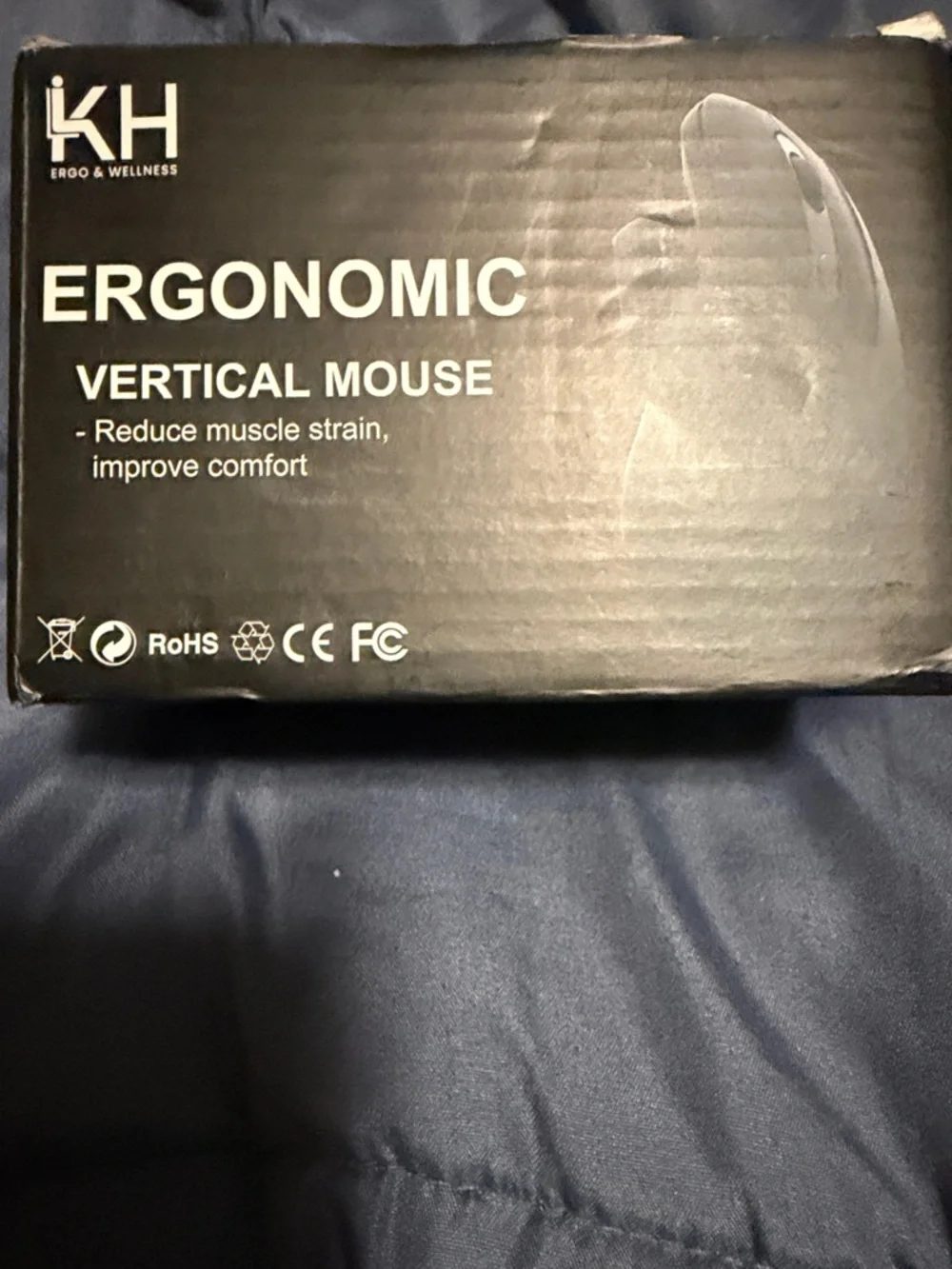 Ergonomic Vertical Mouse - Black